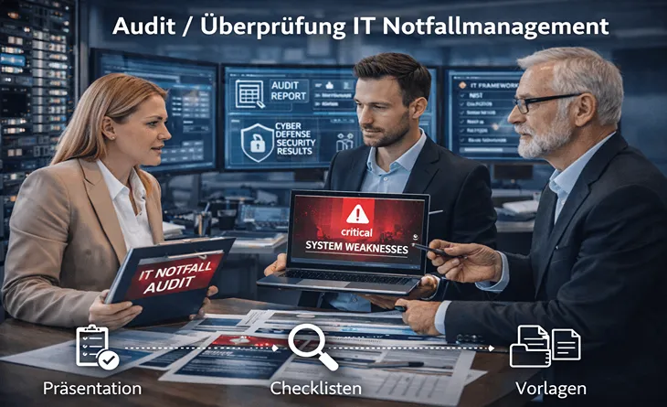 Audit / Überprüfung IT-Notfallmanagement Schweiz | Status Quo & Transparenz