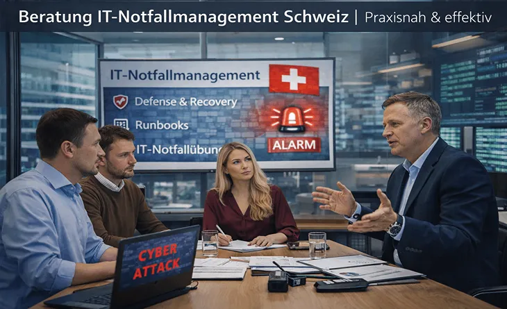 IT-Notfallmanagement Beratung Schweiz | Praxisnah & effektiv